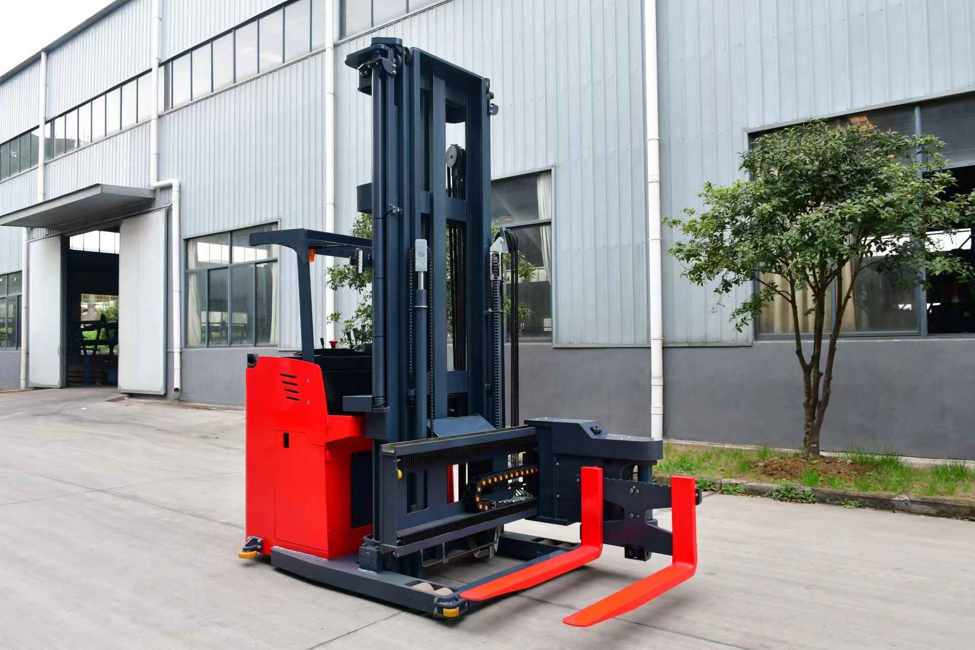 Stand on VNA forklift